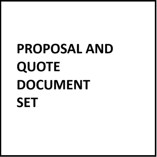 Proposal and Quote Set